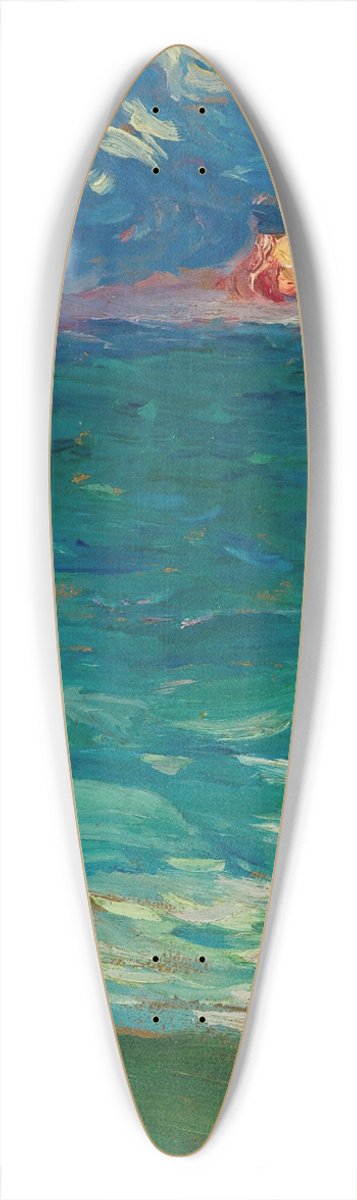 Henri Martin - Au Bord De La Mer 39.3 inch art pintail longboard deck