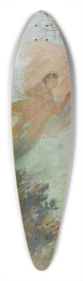 Henri Martin - Les Muses 39.3 inch art pintail longboard deck