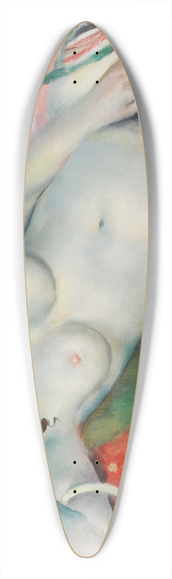 Henri Ottmann - Nu au masque 39.3 inch art pintail longboard deck