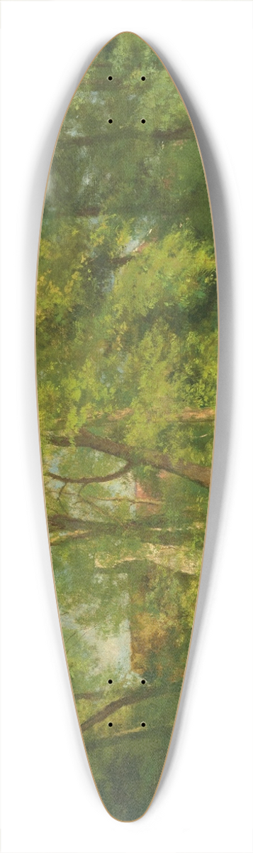 Henri Rouart - lgante au parc 39.3 inch art pintail longboard deck