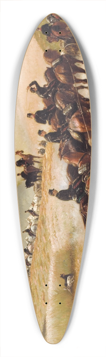 Henri Stanislas Rouart - Mobilizing the Canons 39.3 inch art pintail longboard deck