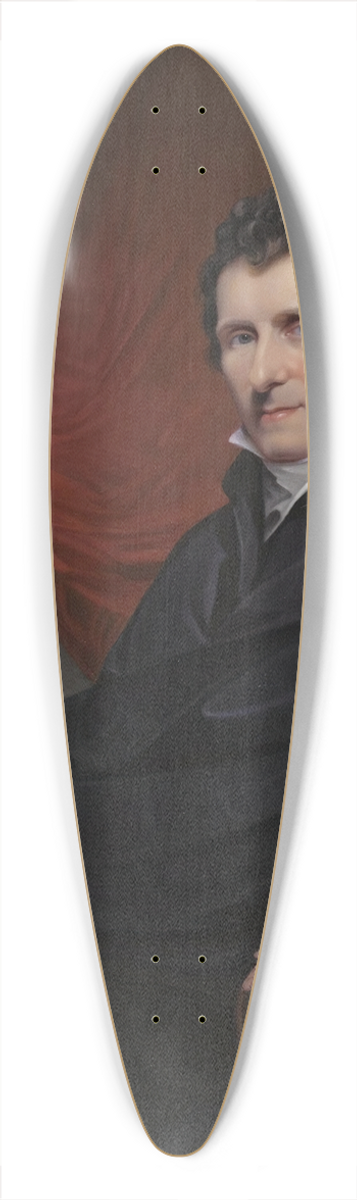 Henry Bone - Portrait of Antonio Canova 39.3 inch art pintail longboard deck
