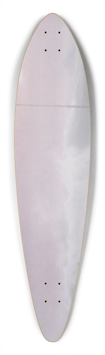 HenryBrokman - La Croix dans la brume, Bretagne 39.3 inch art pintail longboard deck