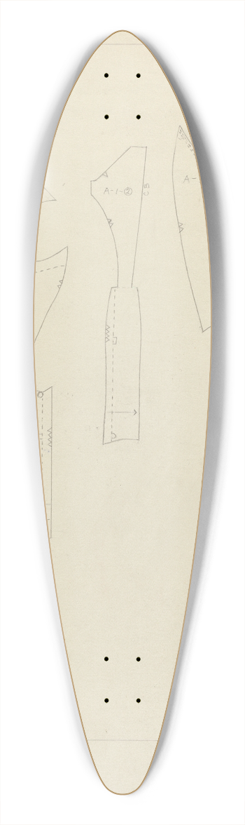 Henry De Wolfe - Sugar Merchants Suit (Pattern) 39.3 inch art pintail longboard deck