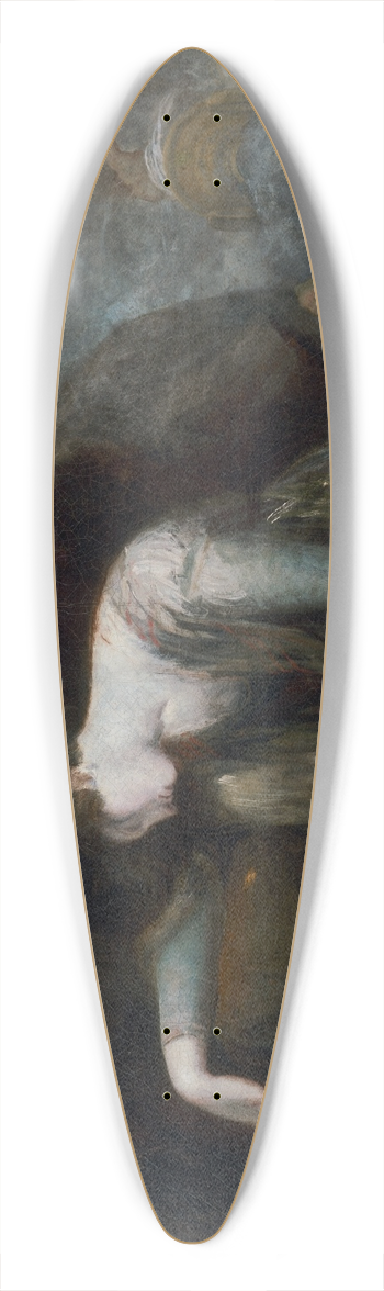 Henry Fuseli - Dana and Perseus onSeriphos 39.3 inch art pintail longboard deck