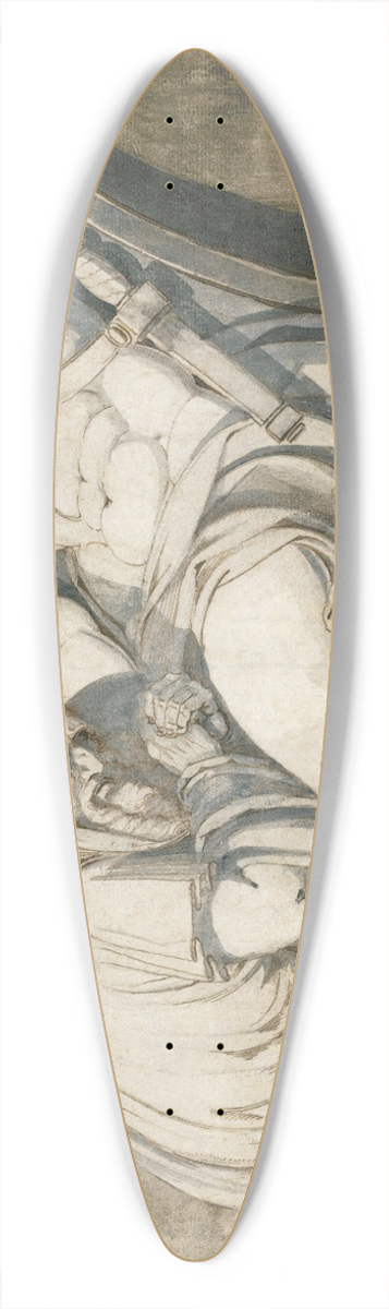 Henry Fuseli - King Priam Begging Achilles For The Body Of Hector 39.3 inch art pintail longboard deck