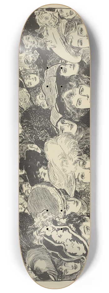Charles Dana Gibson - Easter morning 8.25 inch art skate deck