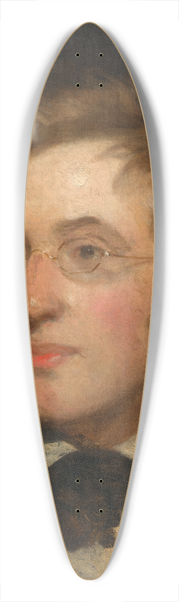 Henry Inman - Daniel Huntington 39.3 inch art pintail longboard deck