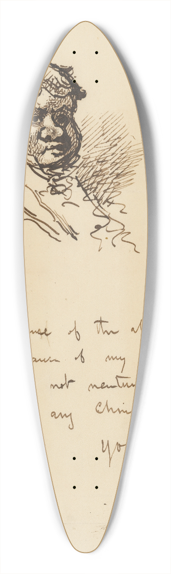 Henry Inman - Henry Inman 39.3 inch art pintail longboard deck