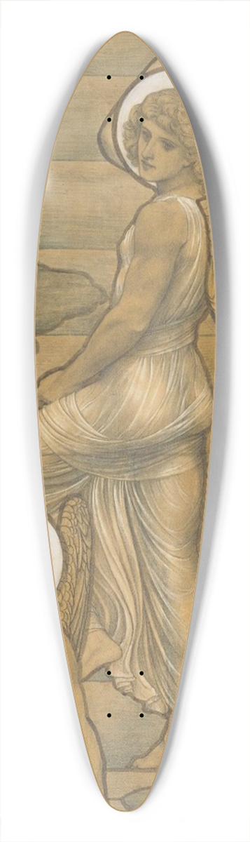 Henry James Holiday - Jacobs ladder 39.3 inch art pintail longboard deck