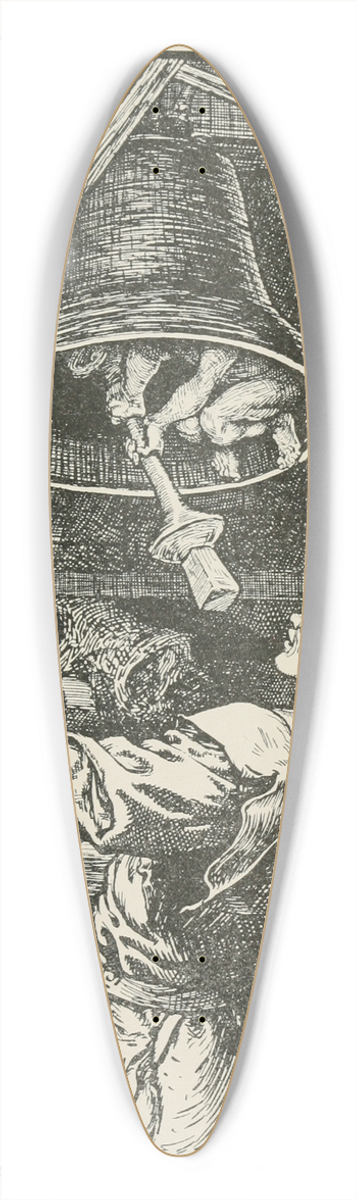 Henry Justice Ford - A Dwarf was in the Bell 39.3 inch art pintail longboard deck