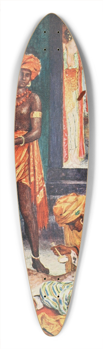 Henry Justice Ford - The Gazelle 39.3 inch art pintail longboard deck