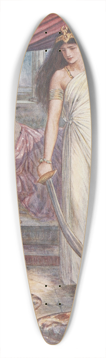 Henry Justice Ford - The princess and the snake 39.3 inch art pintail longboard deck
