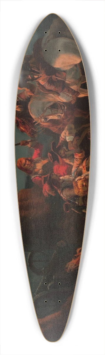 Henryk Pillati - After the battle  The Swedes in Poland in 1655 39.3 inch art pintail longboard deck