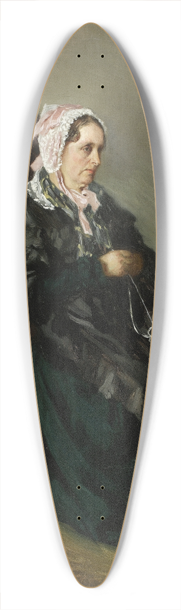 Henryk Rodakowski - Portrait of artists aunt, sketch 39.3 inch art pintail longboard deck