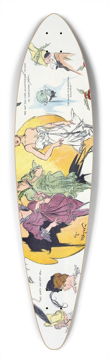 Henry Mayer - Foolish fashion 39.3 inch art pintail longboard deck