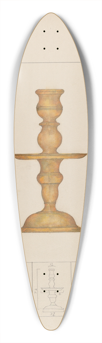 Henry Meyers - Candlestick 39.3 inch art pintail longboard deck