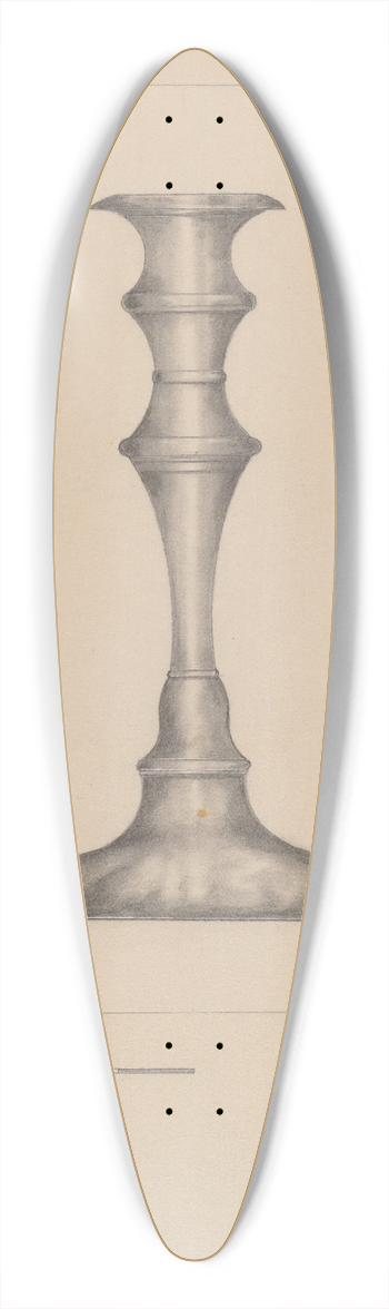 Henry Meyers - Candlestick 39.3 inch art pintail longboard deck