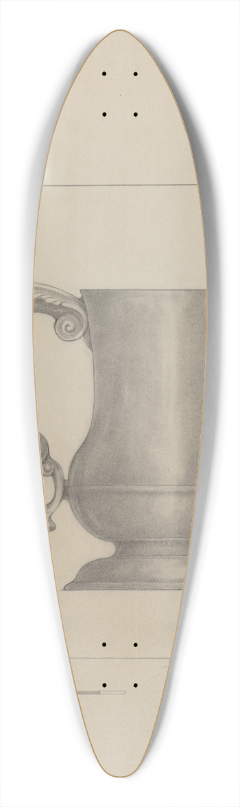 Henry Meyers - Pewter Mug 39.3 inch art pintail longboard deck