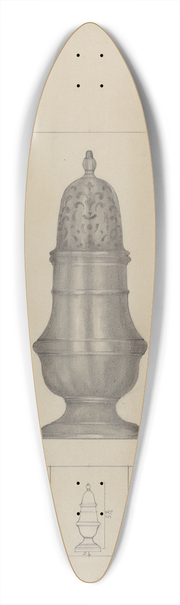 Henry Meyers - Salt Shaker 39.3 inch art pintail longboard deck