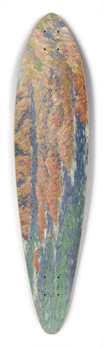 Henry Moret - Les Rochers  Quessant 39.3 inch art pintail longboard deck