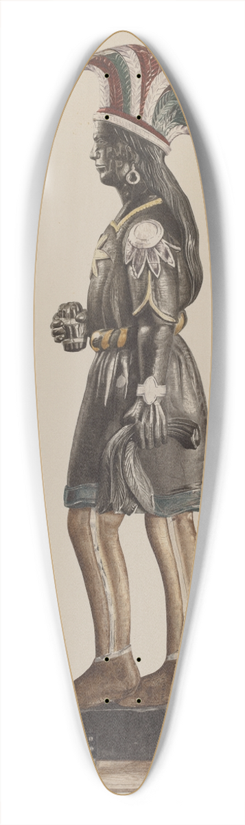 Henry Murphy - Cigar Store Indian 39.3 inch art pintail longboard deck