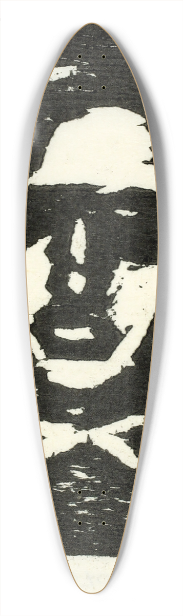 Henry Nielsen - Mandsportrt 39.3 inch art pintail longboard deck
