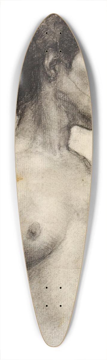 Henry Ossawa Tanner - Nude; Study of a Young Girl 39.3 inch art pintail longboard deck