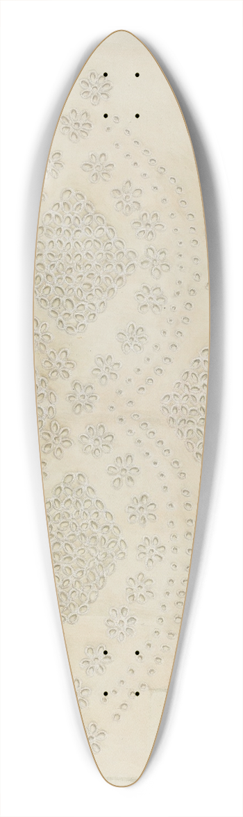 Henry Rasmusen - Embroidery 39.3 inch art pintail longboard deck