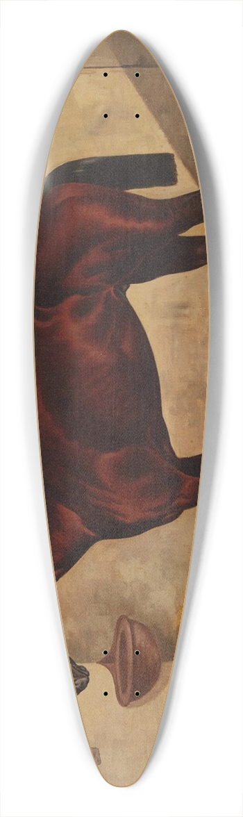 Henry Stull - Hindoo in a Stable 39.3 inch art pintail longboard deck
