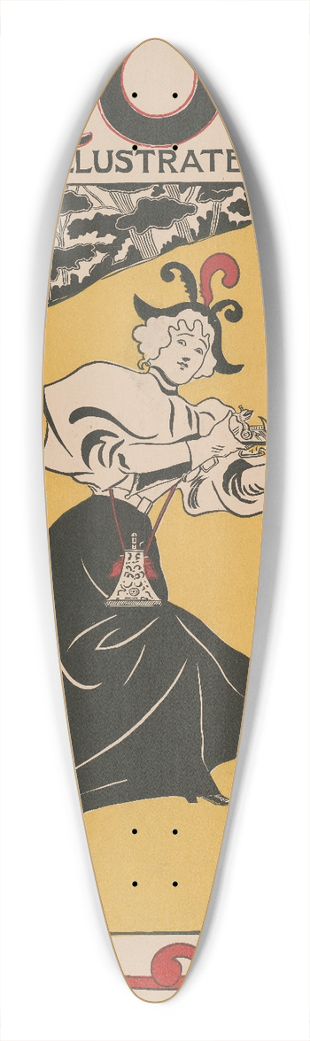 Henry Summer Watson - Truth 39.3 inch art pintail longboard deck
