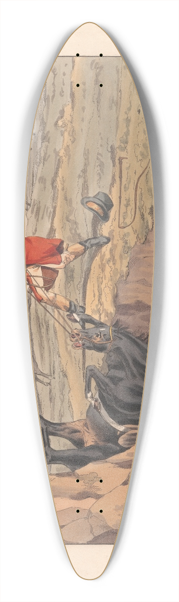 Henry Thomas Alken - [Hunting Discoveries]  Discover that the only means you can adopt  39.3 inch art pintail longboard deck