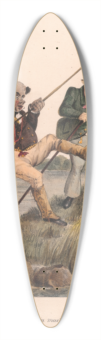 Henry Thomas Alken - Sporting Satirist 39.3 inch art pintail longboard deck