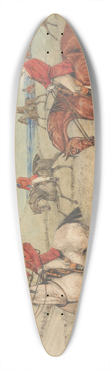 Henry Thomas Alken - The Check; What the Devil Do You Do Here.. 39.3 inch art pintail longboard deck