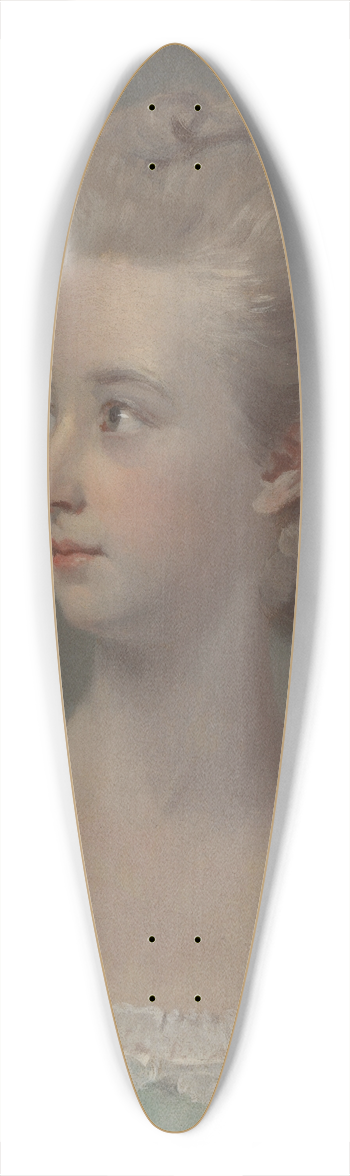 Henry Walton - Portrait of a young woman, possibly Miss Nettlethorpe 39.3 inch art pintail longboard deck