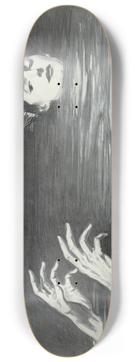 Charles Dana Gibson - In the swim 8.25 inch art skate deck