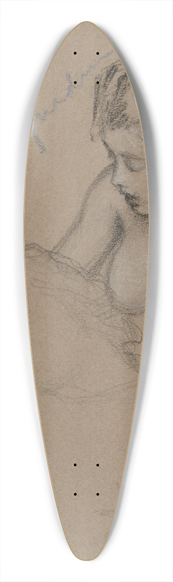 Herbert James Draper - Female nude study for The Lament for Icarus 39.3 inch art pintail longboard deck