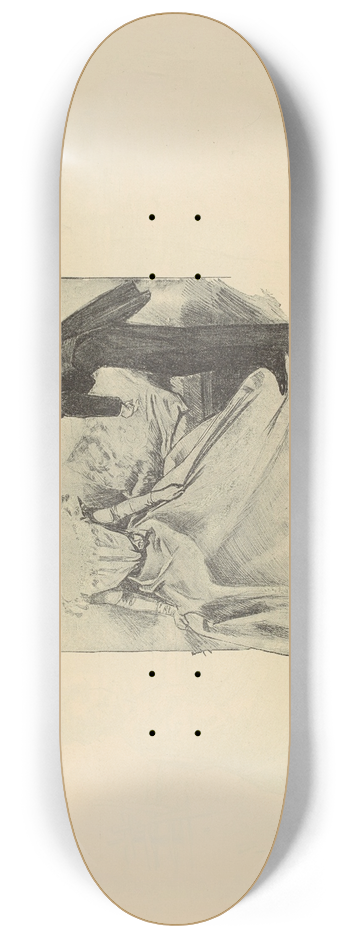 Charles Dana Gibson - Lasting impressions 8.25 inch art skate deck