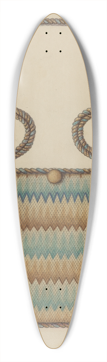 Herbert Marsh - Petipoint Bag 39.3 inch art pintail longboard deck