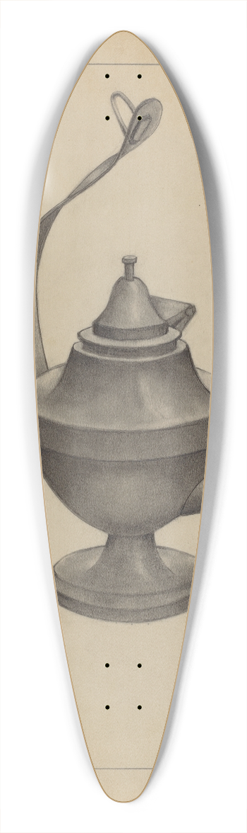 Herman Bader - Lamp 39.3 inch art pintail longboard deck