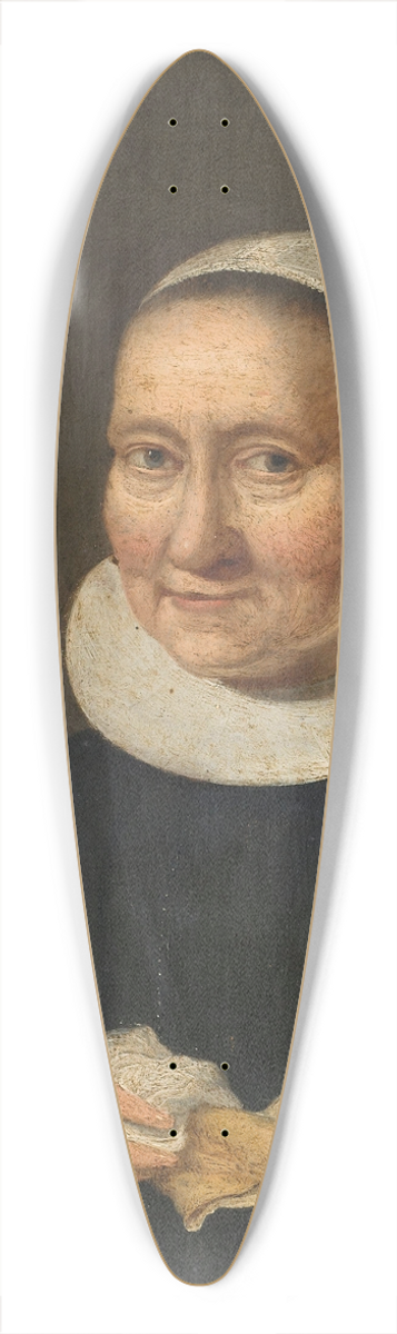 Herman Meynderts Doncker - Portrait of a Woman 39.3 inch art pintail longboard deck
