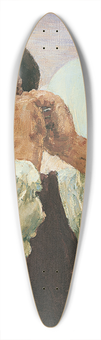 Hermann Groeber - Mundharmonikaspieler 39.3 inch art pintail longboard deck