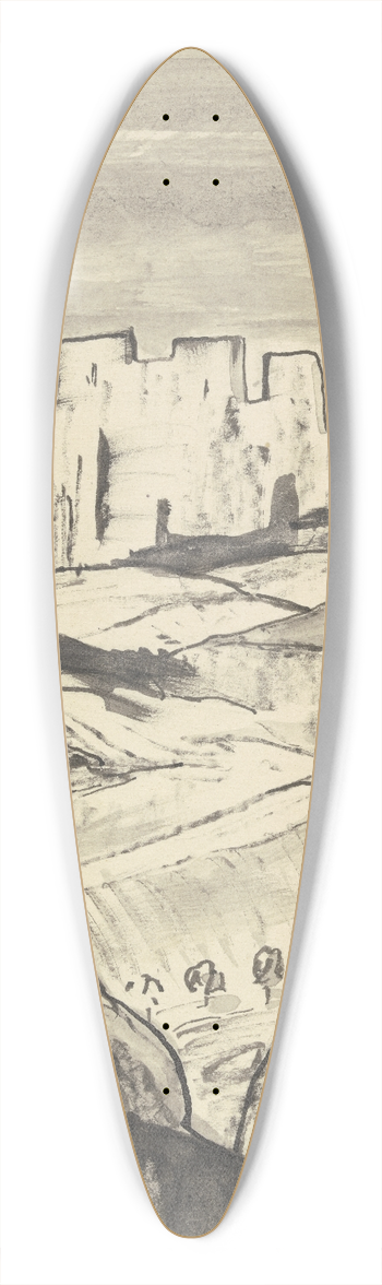 Hermann Lismann - Les Bause 39.3 inch art pintail longboard deck