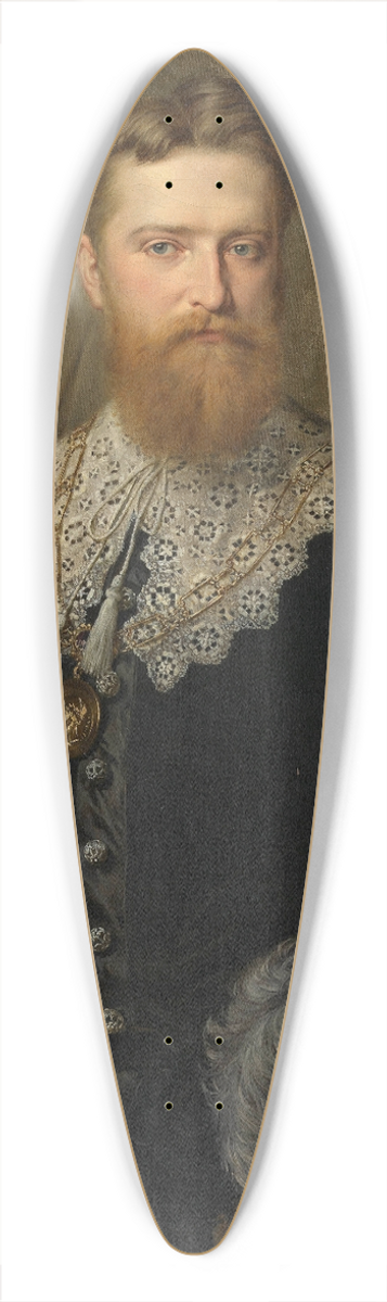 Hermann Nigg - Portrt des jungen Karl Lueger 39.3 inch art pintail longboard deck