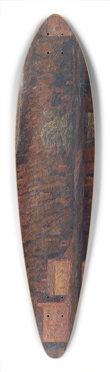 Herman Norrman - By the River 39.3 inch art pintail longboard deck