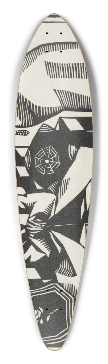 Hermann Paul - Non! pas de ngresse, je suis pacifiste je voudrais une dame boche 39.3 inch art pintail longboard deck
