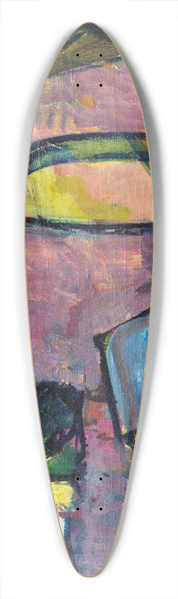 Hermann Stenner - Viadukt bei Monschau 39.3 inch art pintail longboard deck