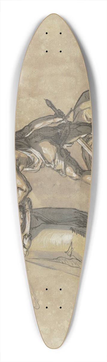 Hermann Weyer - Die Enthauptung Johannes des Tufers 39.3 inch art pintail longboard deck
