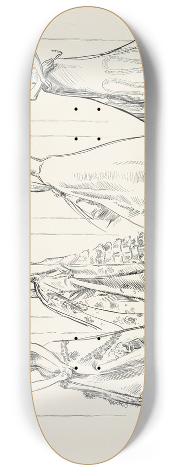 Charles Dana Gibson - People who will have their own way  The girl who refused us 8.25 inch art skate deck