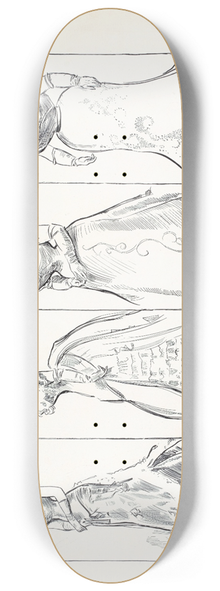 Charles Dana Gibson - People who will have their own way  The girl who wanted a small waist 8.25 inch art skate deck